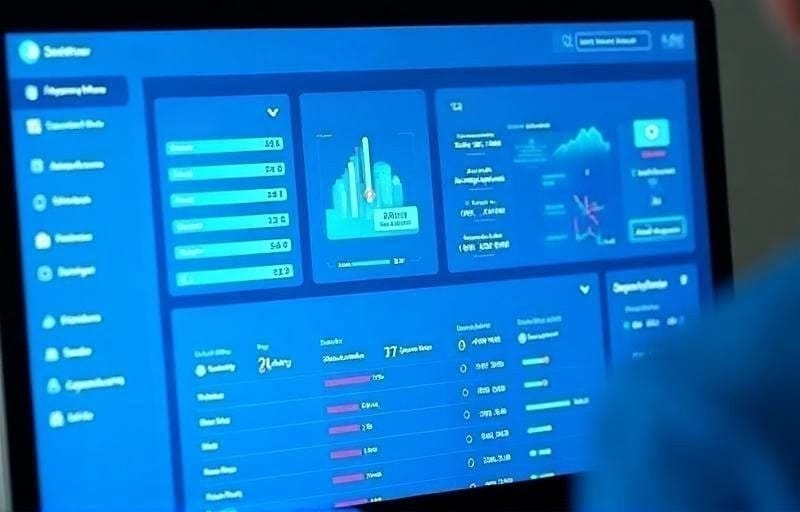 Dashboard de cumplimiento normativo mostrando verificaciones AML automatizadas